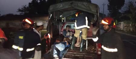 কাজ শেষে বাড়ি ফেরার পথে সড়কে গেল ২ শ্রমিক প্রাণ নিহত