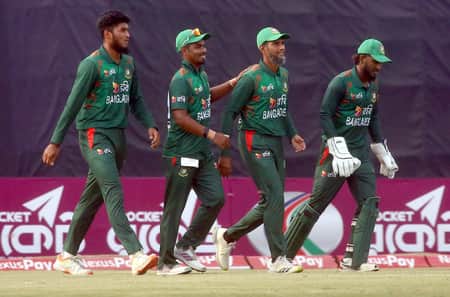 জিম্বাবুয়েকে ৯ রানে হারিয়ে বাংলাদেশের সিরিজ জয় টাইগাররা