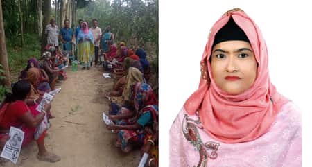 ভাইস চেয়ারম্যান পদে সাটুরিয়ায় জনপ্রিয়তায় এগিয়ে শিউলি sheuly