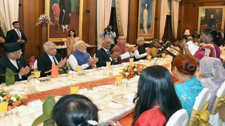 মোদির শপথের পর ভোজসভায় ছিল যেসব খাবার মোদির শপথ