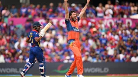 বিশ্বকাপে প্রত্যাবর্তনের ম্যাচে নেপালি ব্যাটারদের ‘অসহায় আত্মসমর্পণ’ Nepal