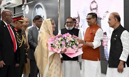 ভারত সফর শেষে দেশে ফিরলেন প্রধানমন্ত্রী PM Hasina