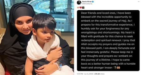 ‘ভালো মানুষ’ হওয়ার প্রত্যাশায় হজ করবেন সানিয়া মির্জা sania-mirza-hajj