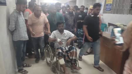 গাজীপুরে কৃষক লীগ ও শ্রমিক লীগ নেতার ওপর হামলা