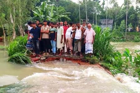 বিপৎসীমার উপরে টাঙ্গাইলে ৩ নদীর পানি, নতুন এলাকা প্লাবিত