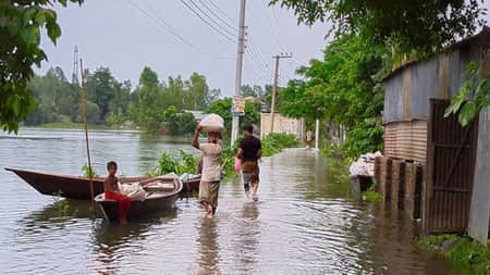 বন্যা পরিস্থিতির আরও অবনতি Bonna