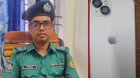 আইফোন-১৩ ঢাকার কেরানীগঞ্জ থেকে উদ্ধার
