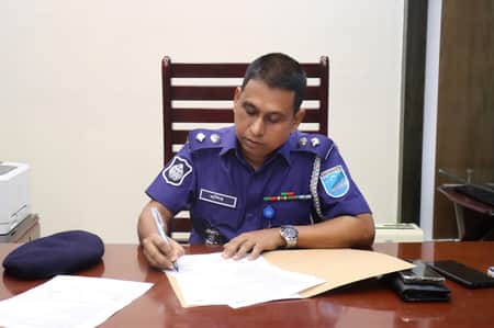 মানিকগঞ্জে নবাগত এসপি বশির আহমেদের যোগদান SP Manikganj-02