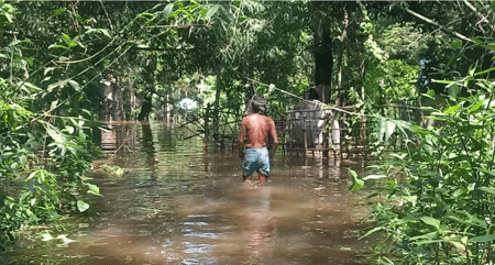 চাঁদপুরের লক্ষাধিক বাসিন্দা পানিবন্দি, পানি ও খাবারের তীব্র সংকট