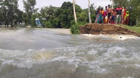 সিরাজগঞ্জে ফের বাড়ছে যমুনার পানি যমুনায় পানি