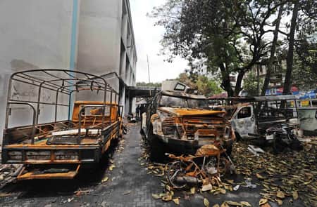 চট্টগ্রামে ১০ থানাসহ পুলিশের বিভিন্ন স্থাপনায় লুটপাট-ধ্বংসযজ্ঞের চিহ্ন