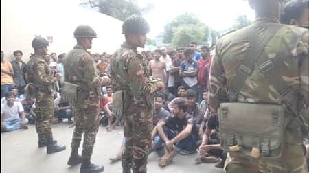 কালীগঞ্জে বেতন বৃদ্ধির দাবিতে সিমেন্ট কারখানায় শ্রমিক বিক্ষোভ