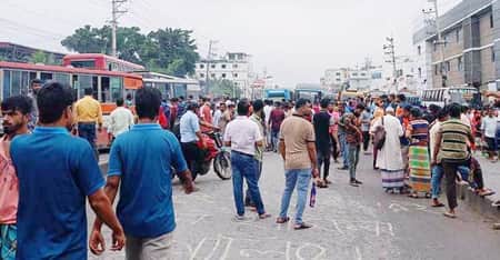 গাজীপুরে নতুন নতুন ইস্যু নিয়ে শ্রমিক অসন্তোষ, নিষ্ক্রিয় পুলিশ গাজীপুরে নতুন নতুন ইস্যু নিয়ে শ্রমিক অসন্তোষ, নিষ্ক্রিয় পুলিশ