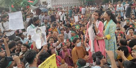 প্রায় ৩ ঘণ্টা পর শাহবাগ ছাড়ল ‘হিন্দু জাগরণ মঞ্চ’