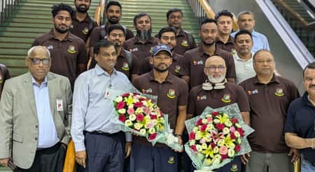 বিজয়ীর বেশে দেশে ফিরলো টাইগার বাহিনী BD TEAM