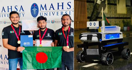 মালয়েশিয়ায় বাংলাদেশি ৩ তরুণের আন্তর্জাতিক স্বর্ণপদক জয় Bangaldesh