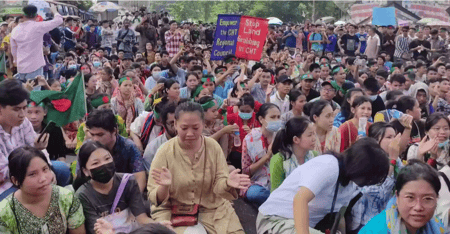 পার্বত্য চট্টগ্রামের সড়ক ও নৌপথ ৭২ ঘণ্টা অবরোধের ডাক