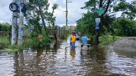 নোয়াখালীতে বন্যা