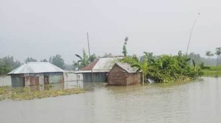 রংপুরে আকস্মিক বন্যায়