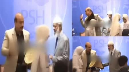 রেগে গিয়ে মঞ্চ ছাড়লেন জাকির নায়েক DR Zakir Nayek