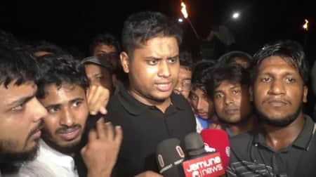 হাসিনাকে উৎখাত করা হয়েছে, পদত্যাগপত্রের ভূমিকা নেই : হাসনাত আব্দুল্লাহ Hasina