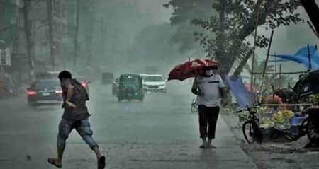 সকালের মধ্যে দেশের ১৮ অঞ্চলে ঝড়-বৃষ্টির আভাস Strome
