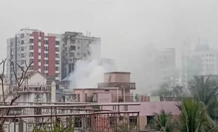 উত্তরায় আগুনের সূত্রপাতের বিষয়ে যা বলছে পুলিশ Agun