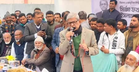 আমরা রাজনীতি করি মানুষের কল্যাণ ও শান্তির জন্য : মির্জা ফখরুল মির্জা ফখরুল