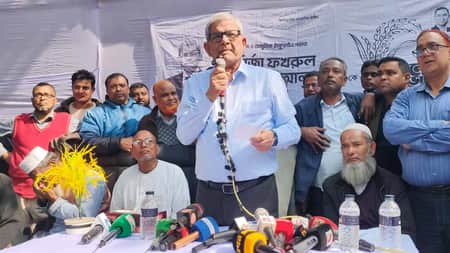 দাঁড়িপাল্লায় যারা ভোট চাচ্ছে, তারা স্বাধীনতার বিপক্ষে ছিল : মির্জা ফখরুল মির্জা ফখরুল