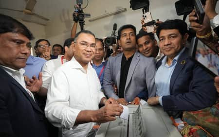 বিএনপি’র জয়ের বিষয়ে আমরা আশাবাদী, ভোট দিয়ে বললেন তারেক রহমান