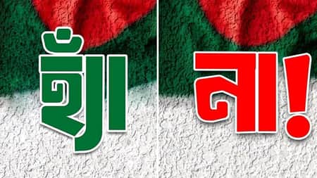 ‘হ্যাঁ’ ভোট