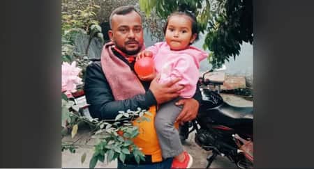 বজ্রপাতে বাবার মৃত্যু, কোল থেকে ছিটকে প্রাণ বাঁচল মেয়ের বজ্রপাতে মৃত্যু