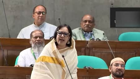 যুক্তরাষ্ট্রের সঙ্গে করা চুক্তি সংসদে আনার দাবি রুমিন ফারহানার রুমিন ফারহানা