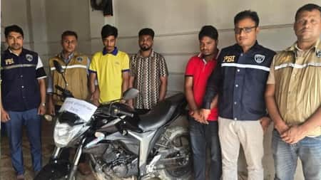চোরাই মোটরসাইকেল
