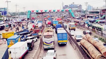 তীব্র যানজট