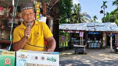 ৪০ লাখ টাকা বকেয়া, মাইক হাতে ব্যবসায়ীর আকুতি ব্যবসায়ীর আকুতি