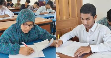 একসঙ্গে এসএসসি পরীক্ষা দিচ্ছেন মা-ছেলে SSC Exam