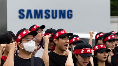 samsung strike