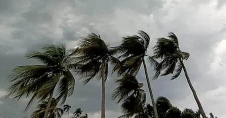 দুপুরের মধ্যে দেশের ১৫ অঞ্চলে ৬০ কিমি বেগে ঝড়ের শঙ্কা ঝড়ের শঙ্কা