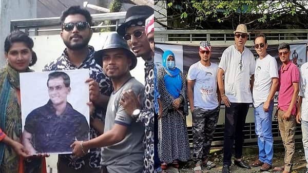 ‘স্বপ্নের নায়কের’ বাড়ি চোখের জলে ভাসালেন ভক্তরা