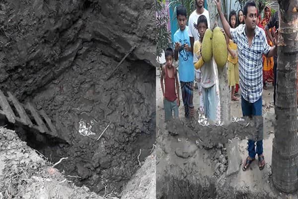 গৌরনদীতে গুপ্তধনের খোঁজে বাড়ির উঠান খোঁড়াখুঁড়ি, অতঃপর…