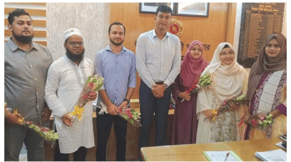 বিসিএসে সুপারিশ পাওয়া একই উপজেলার ৯ জন, ইউএনওর সংবর্ধনা