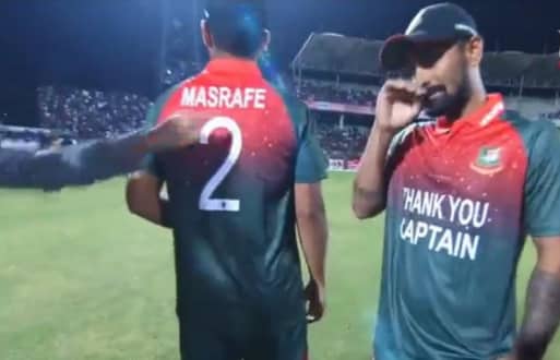 মাশরাফিকে বিদায় জানাতে গিয়ে হাউমাউ করে কাঁদলেন লিটন