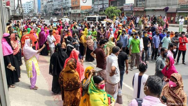 করোনায় আক্রান্ত সাত শ্রমিক, ‘খুঁজে পাচ্ছে না’ বিজিএমইএ