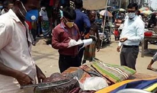 বেনাপোলে ৬ ব্যবসায়ীকে জরিমানা