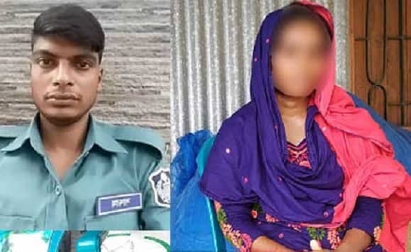 বিয়ের দাবিতে পুলিশ সদস্যের বাড়িতে ছাত্রীর অনশন