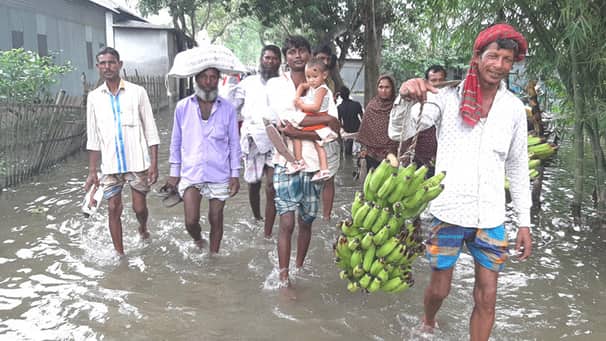 দেওয়ানগঞ্জে যমুনার পানি বিপৎসীমার ৮৪ সেমি উপরে