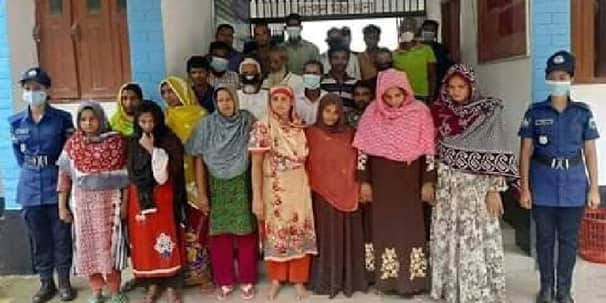 অসামাজিক কার্যকলাপে জড়িত ৭ মহিলাসহ ২৩ জন আটক