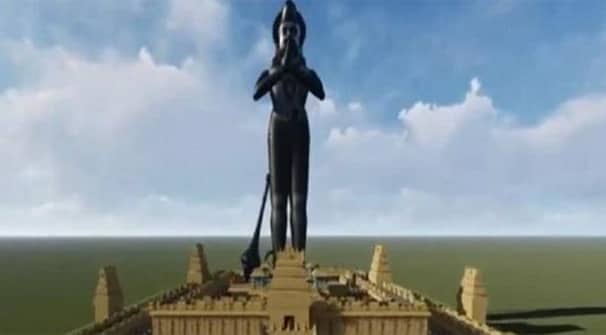 ভারতে রাম মন্দিরের পর এবার হনুমান মূর্তি তৈরির ঘোষণা