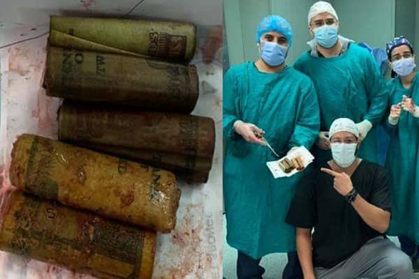 পেট থেকে সাড়ে ৬ হাজার মিশরীয় পাউন্ড উদ্ধার